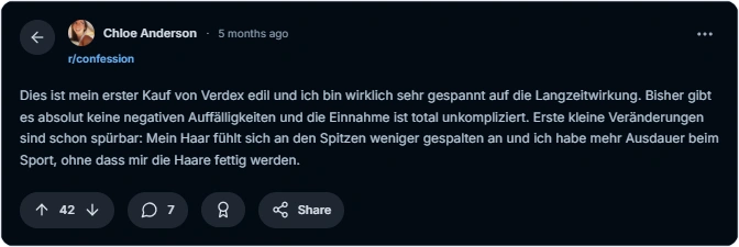Verdexedil Reddit Erfahrungen