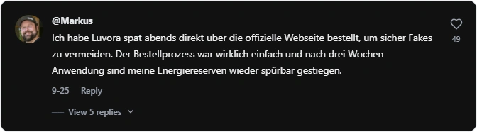 Luvora Tiktok Bewertung