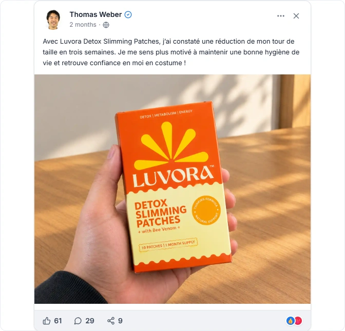 Luvora Facebook Avis