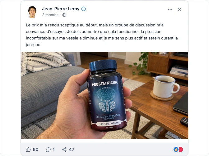 Prostatricum Facebook Avis 